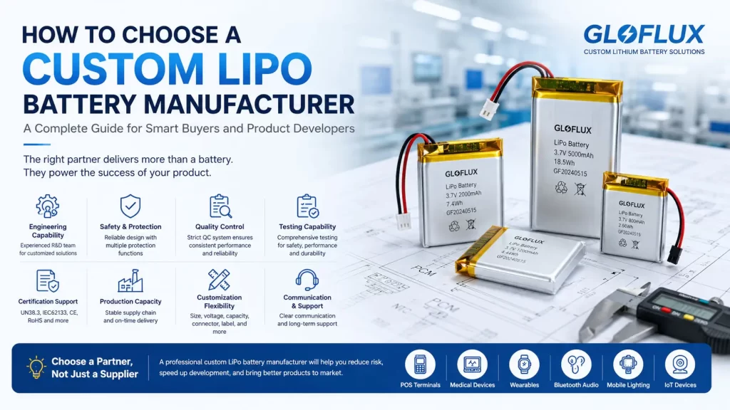 Custom LiPo Battery Manufacturer