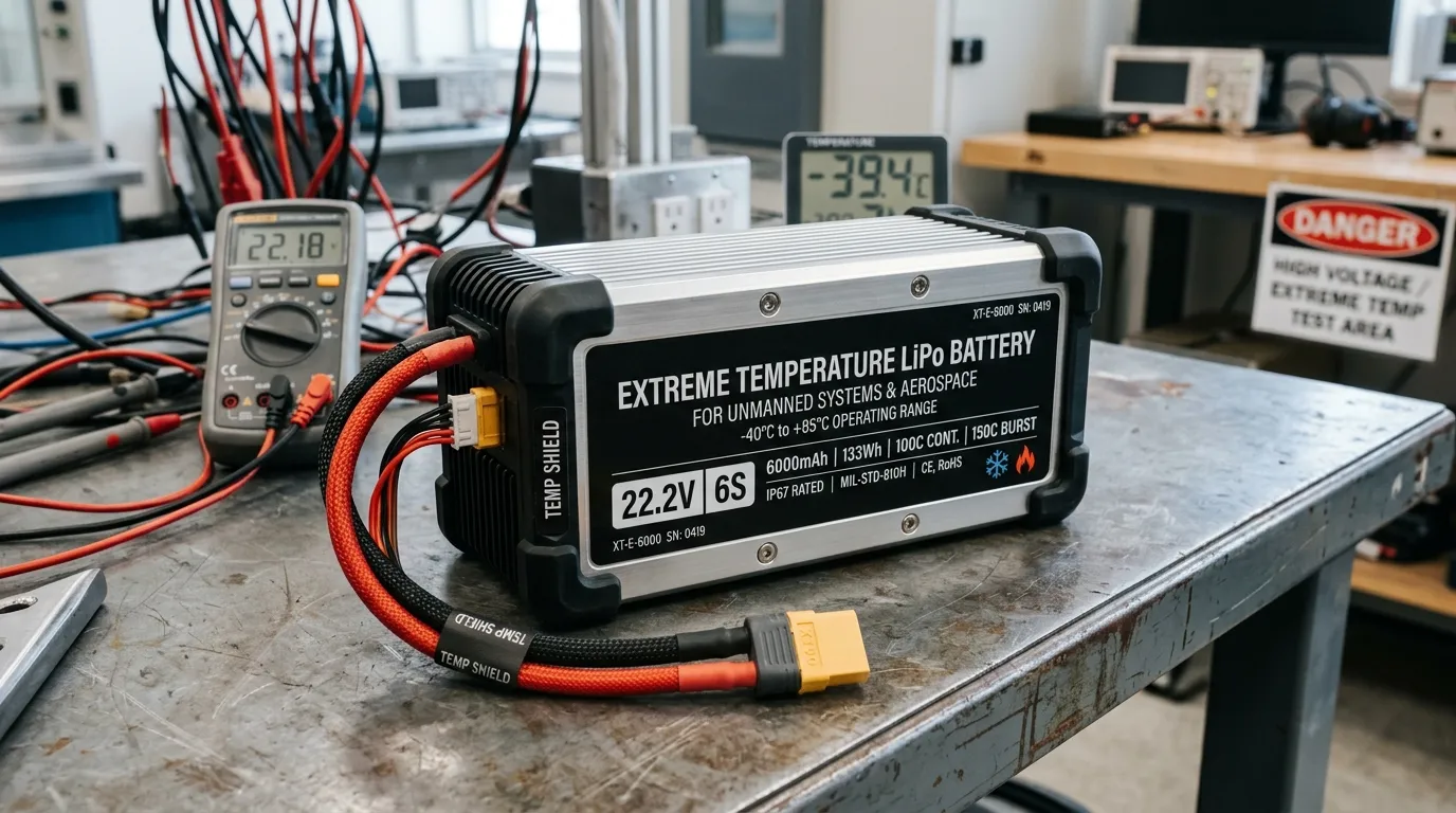 Extreme Temperature LiPo Battery
