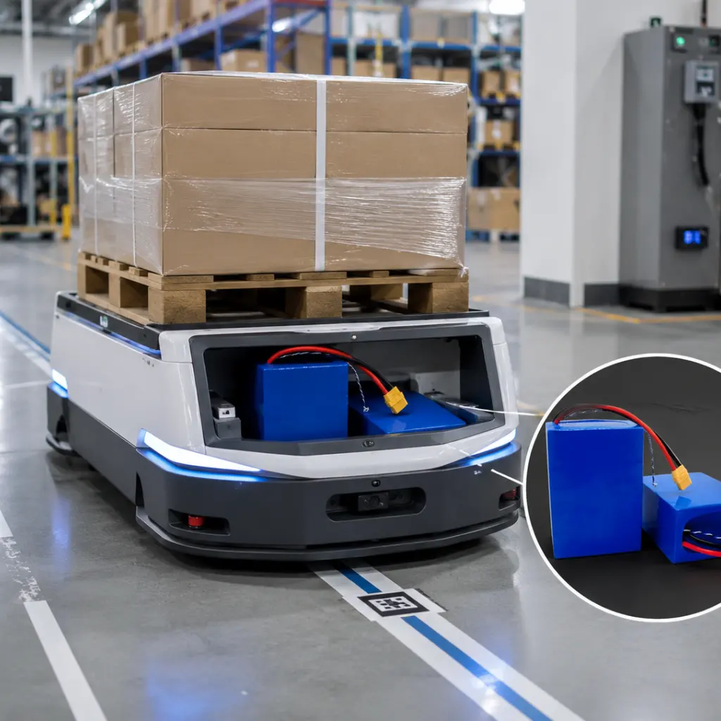OEM 21700 battery pack for AGVs, inspection robots, and automated carts