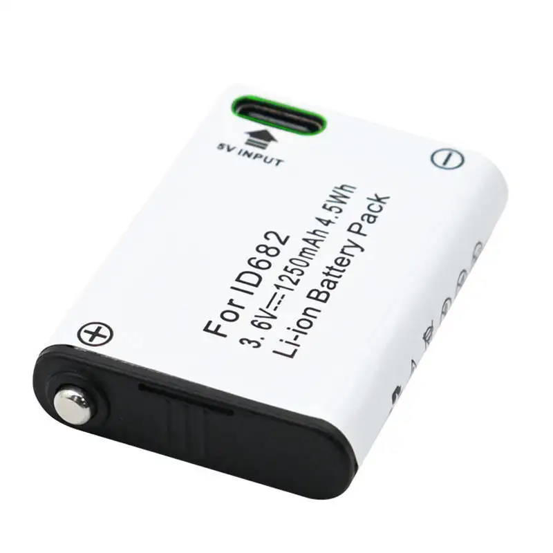 Custom 3.7V Li-polymer battery pack for rechargeable headlamps