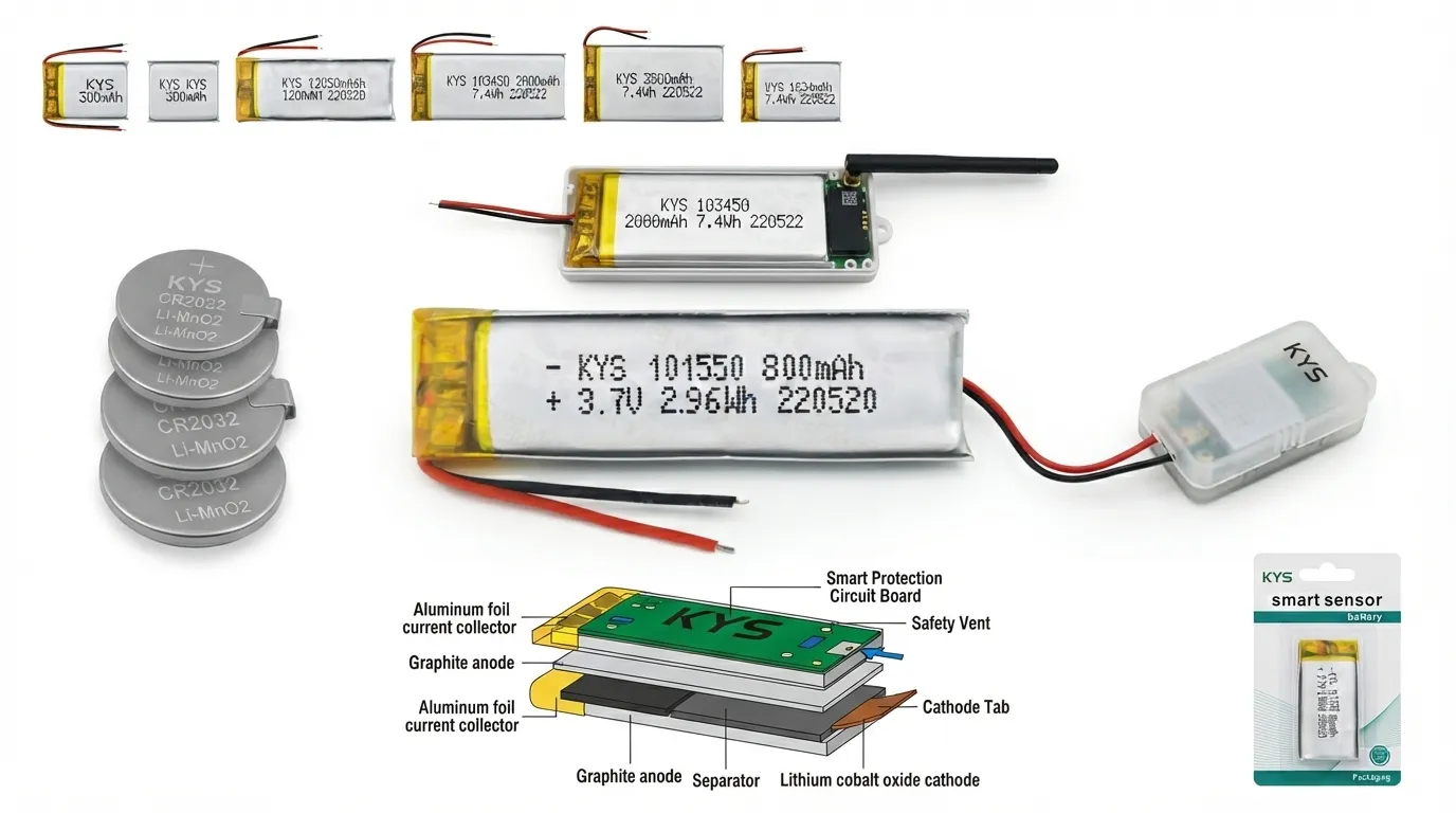 smart sensor lithium battery