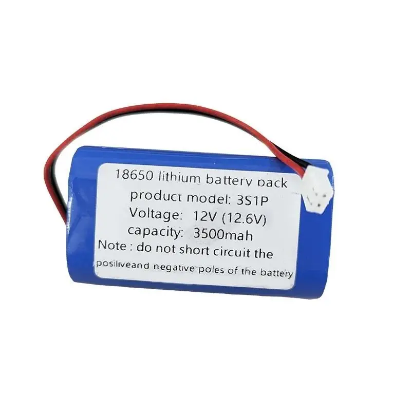 3S1P 18650 lithium-ion battery pack for security surveillance systems