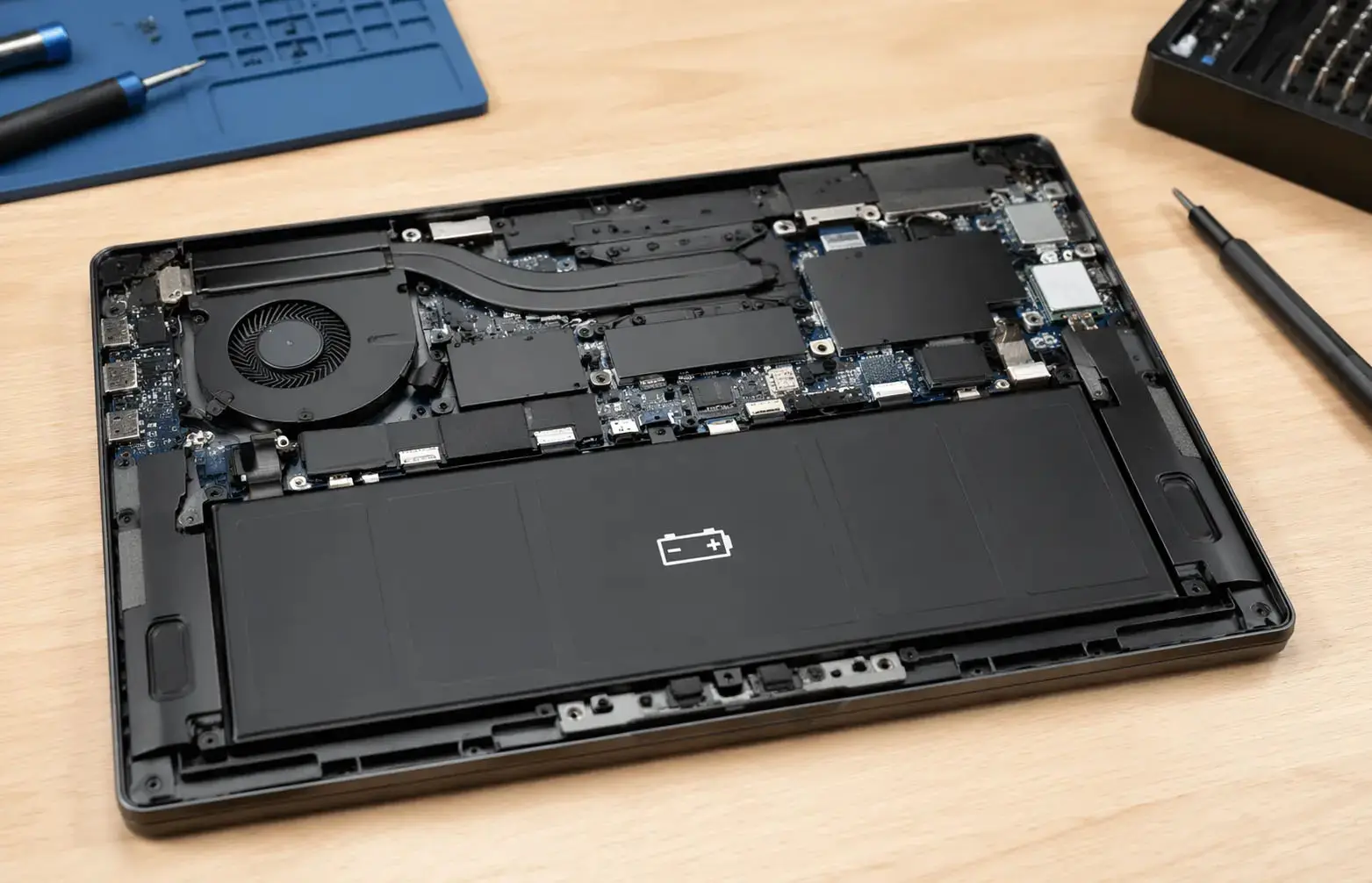 Laptop with Replaceable Battery
